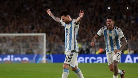 Ante Panamá, Messi llegó a su gol 800. Foto: NA.