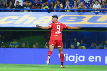 Lucas Passerini; Boca Juniors vs. Belgrano. Foto: NA.