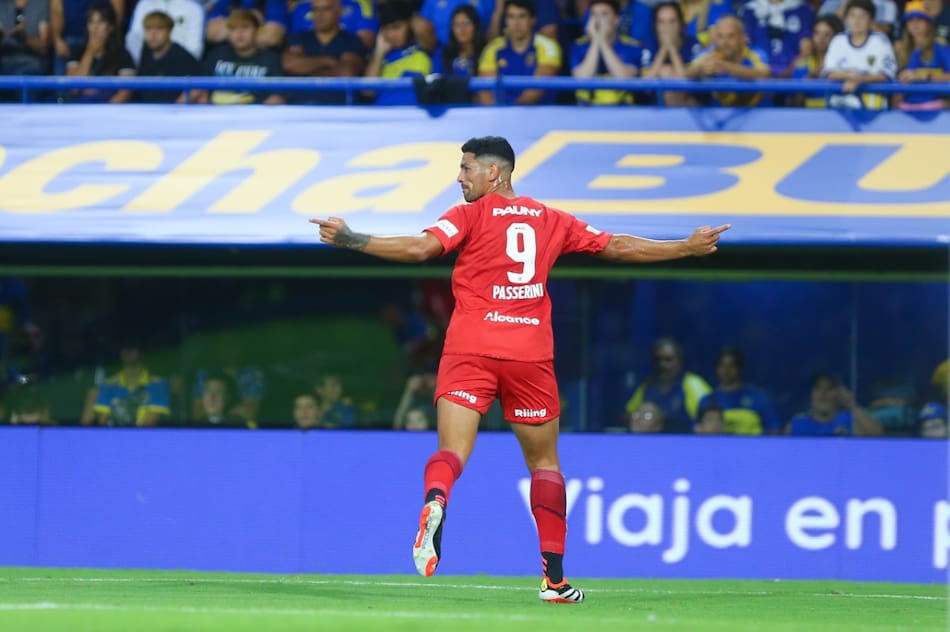 Lucas Passerini; Boca Juniors vs. Belgrano. Foto: NA.