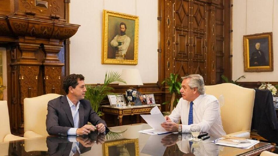 Wado de Pedro y Alberto Fernández, NA