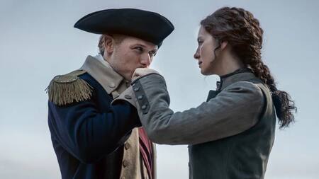 Claire y Jamie en la temporada 7 de Outlander. Foto: Starz