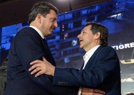 Giuliano y Massa. Foto: Presidencia de La Nación.