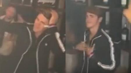 Marcos de GH en un boliche. Fotos: captura.