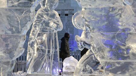 Ola polar en Moscú, Rusia. Foto: EFE.