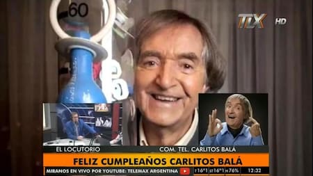 Carlitos Balá en El Locutorio con Eduardo Serenellini (Radio Latina)