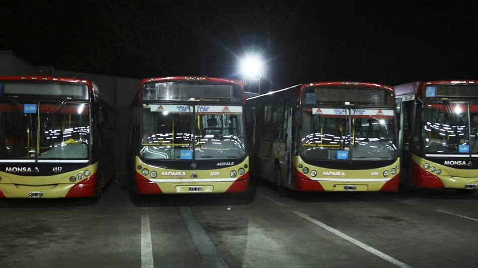 Paro de colectivos, paro de transporte, NA