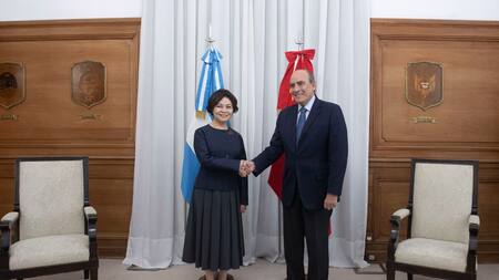 El jefe de Gabinete mantuvo encuentros con representantes de la Asamblea Popular Nacional de la República Popular China.