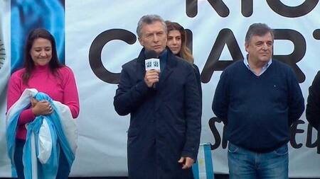 Mauricio Macri en Río Cuarto, Marcha del Sí se puede