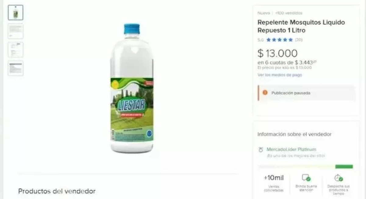 El repelente que fue prohibido por la ANMAT.