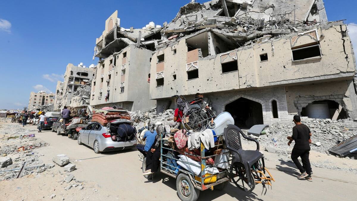 Destrucción en la Franja de Gaza. Foto: Reuters.