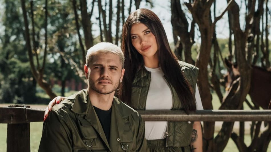 Wanda Nara y Mauro Icardi. Foto: Instagram/wanda_nara