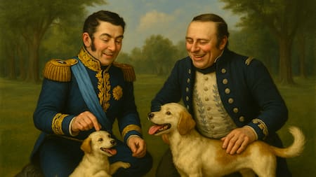 Los perros de los próceres Urquiza y San Martín: uno era el terror de enemigos y el otro fascinaba a invitados con un peculiar truco
