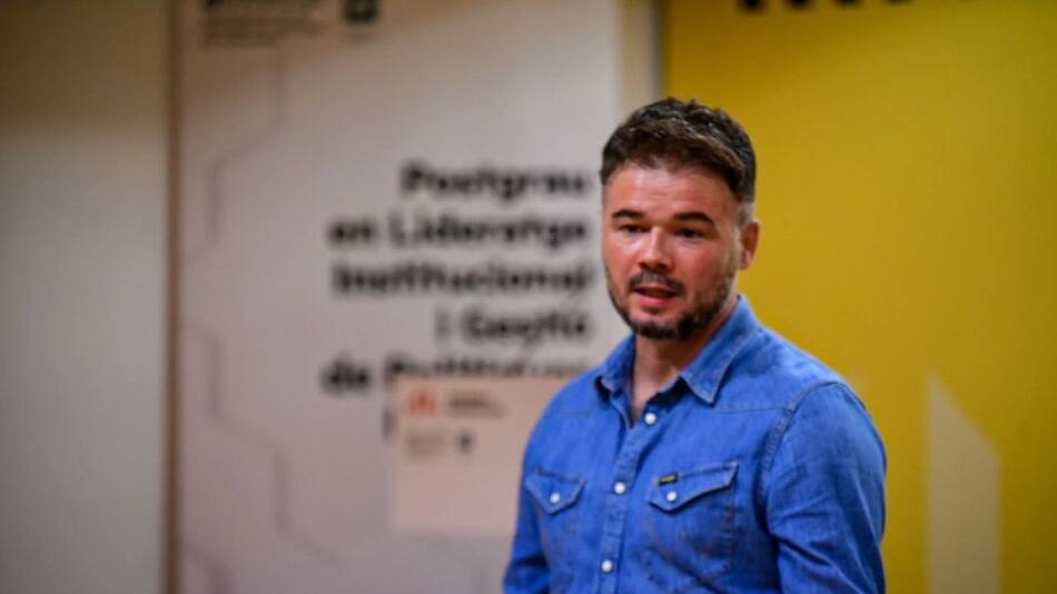Gabriel Rufián, portavoz de Esquerra Republicana en el Congreso de España. Foto: Instagram