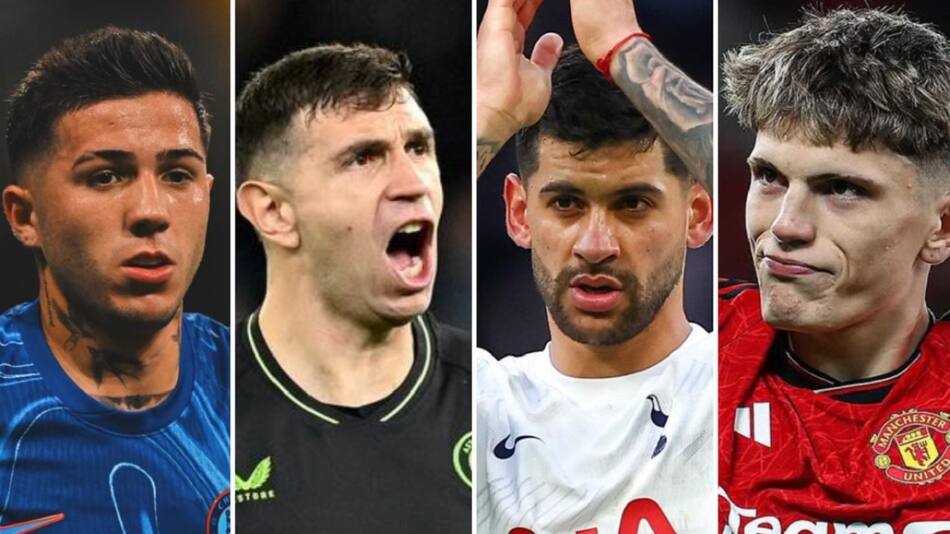 La Premier League de los argentinos. Fotos: Instagram