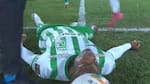 El futbolista colombiano Felipe Román se desplomó en pleno partido: el video del momento y qué se sabe sobre su salud