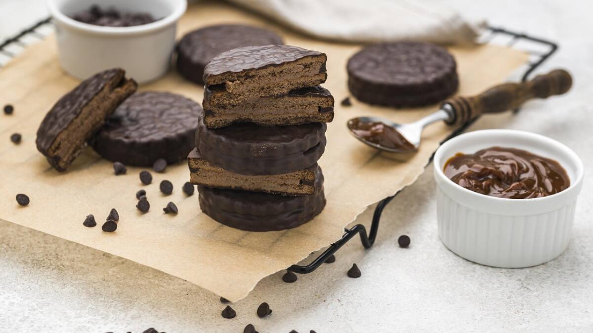 La mejor receta de alfajor según la inteligencia artificial: ingredientes y paso a paso. Foto: Freepik.