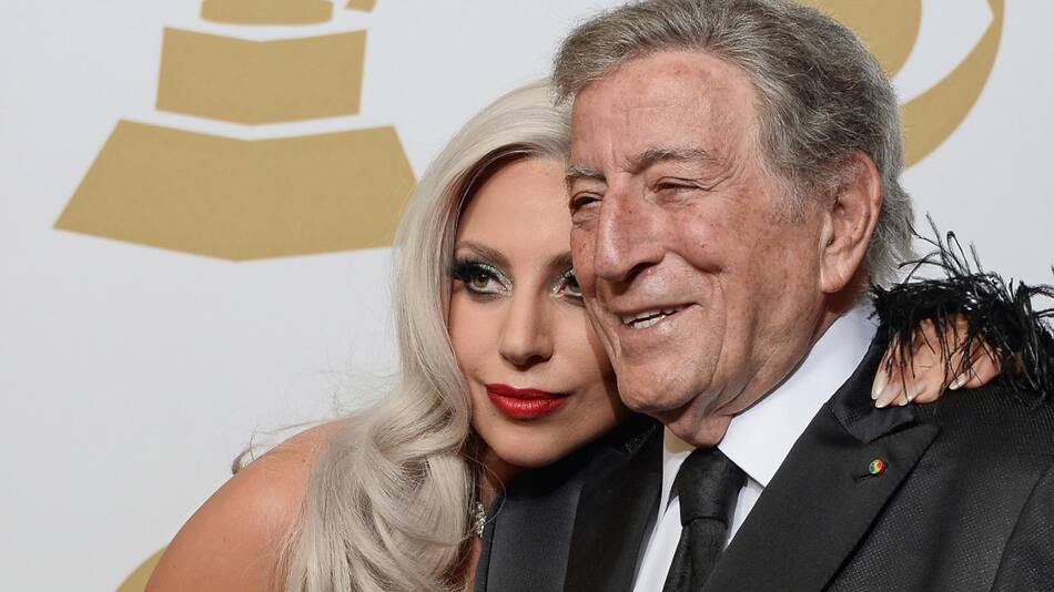Tony Bennett y Lady Gaga. Foto: EFE.