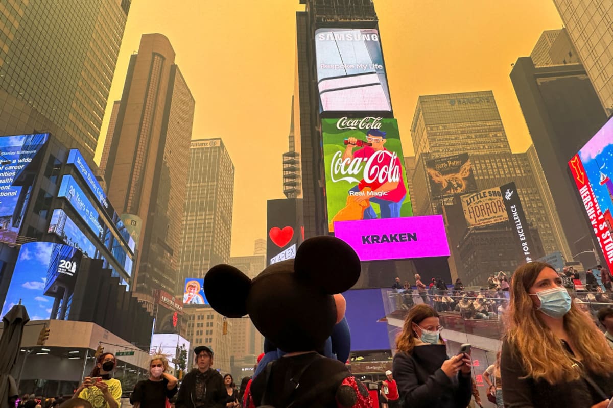 Incendios en Nueva York. Foto: Reuters