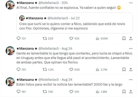 Los comentarios en redes. Foto: X.