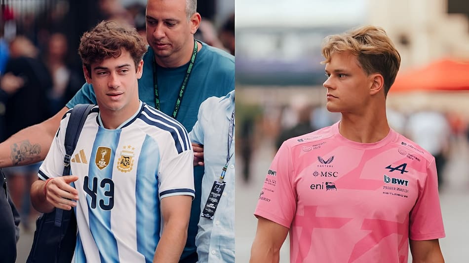 Franco Colapinto y Paul Aron, pilotos de Alpine.