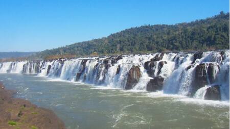 Saltos del Moconá, Misiones. Foto: NA.