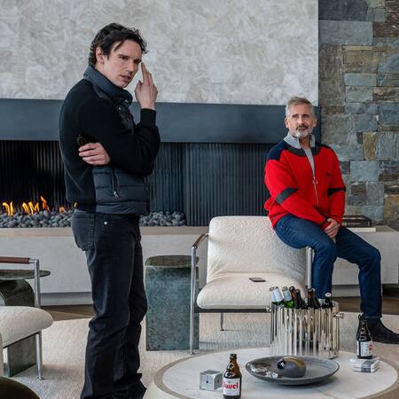 Mountainhead, la nueva serie política de Max. Foto X @StreamOnMax