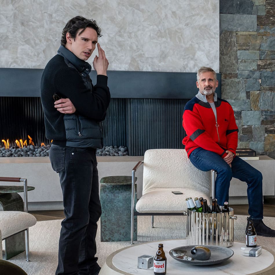 Mountainhead, la nueva serie política de Max. Foto X @StreamOnMax