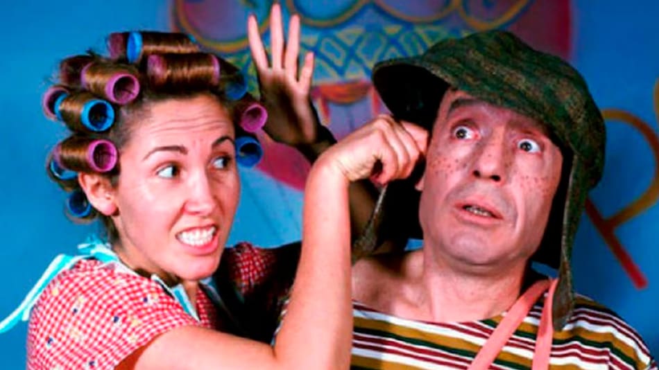 Doña Florinda y el Chavo del 8.