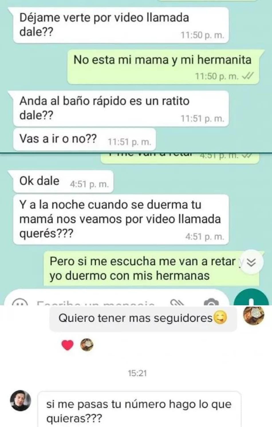 Abuso de menores en Tik Tok