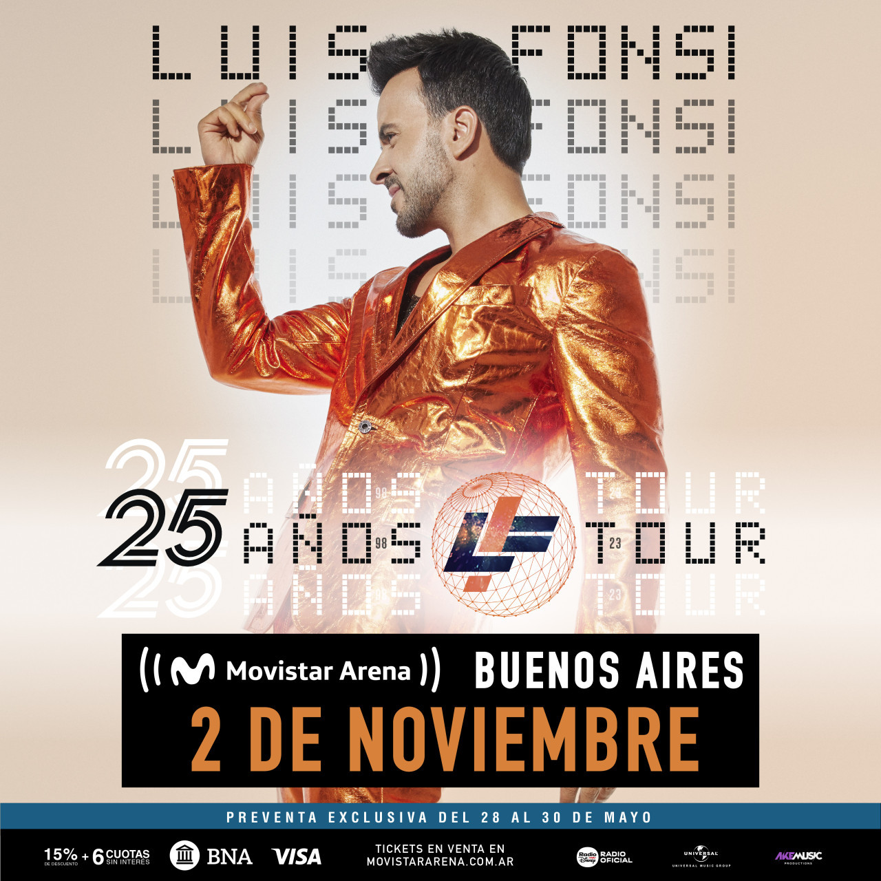Luis Fonsi. Foto cedida.
