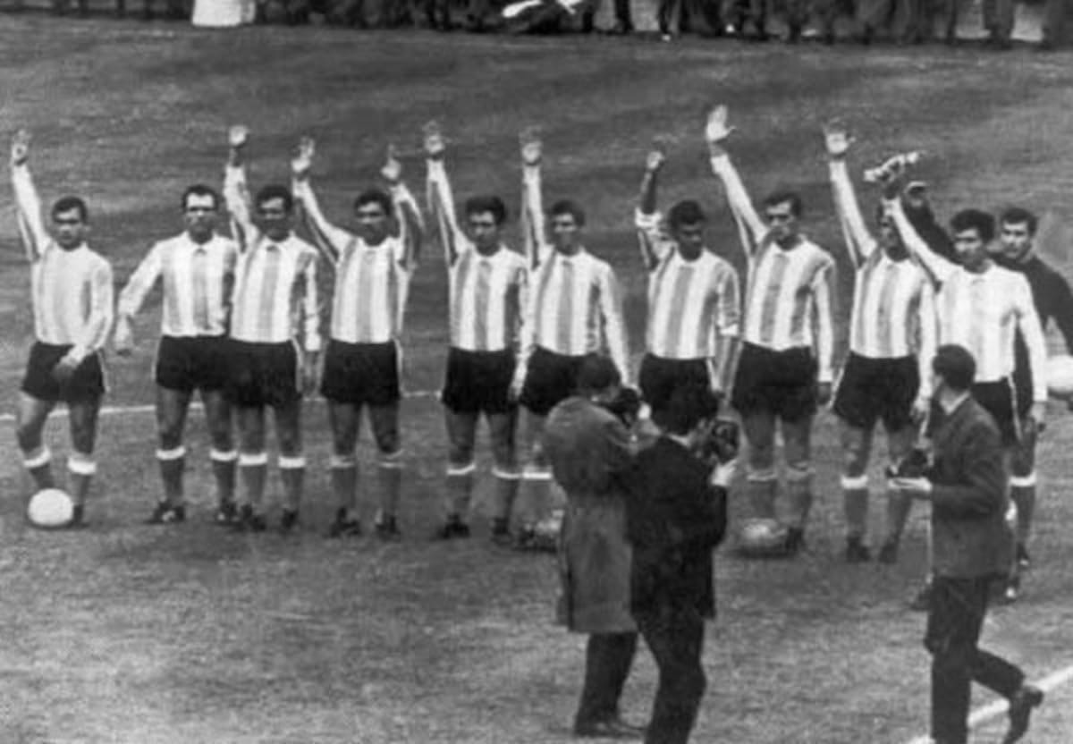 Argentina durante el Mundial Inglaterra 1966.