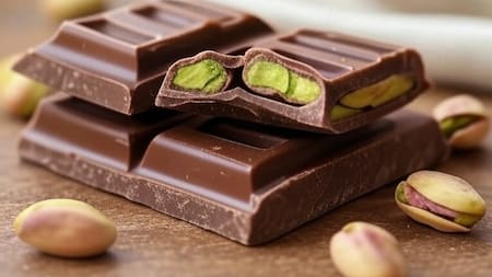 Chocolate de pistacho.