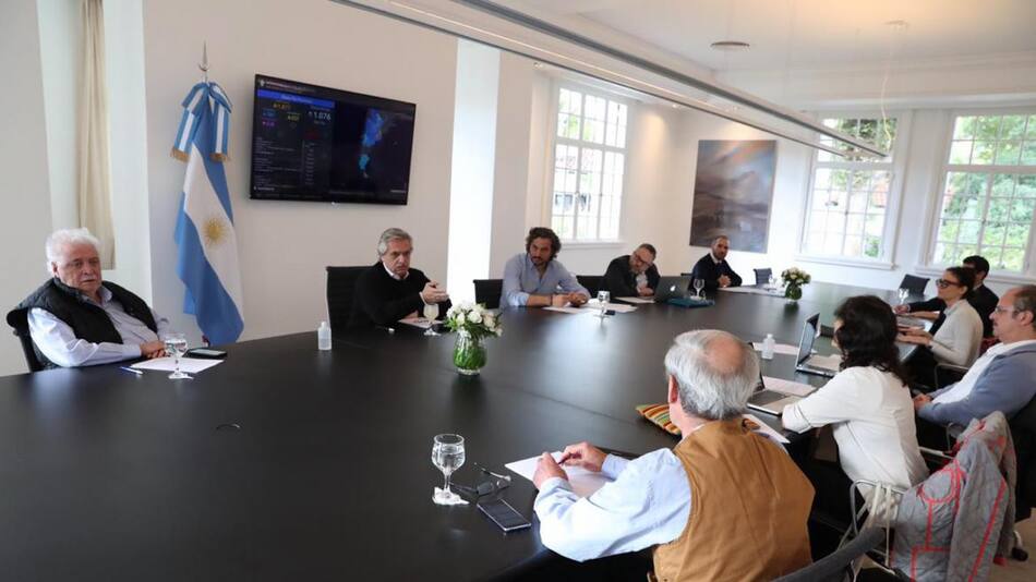 Encuentro de Alberto Fernández con grupo de especialistas, AGENCIA NA