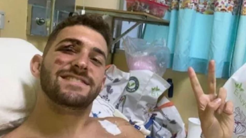 Eitan Shaked, el turista israelí que sobrevivió 24 horas en un glaciar de Ushuaia, foto NA