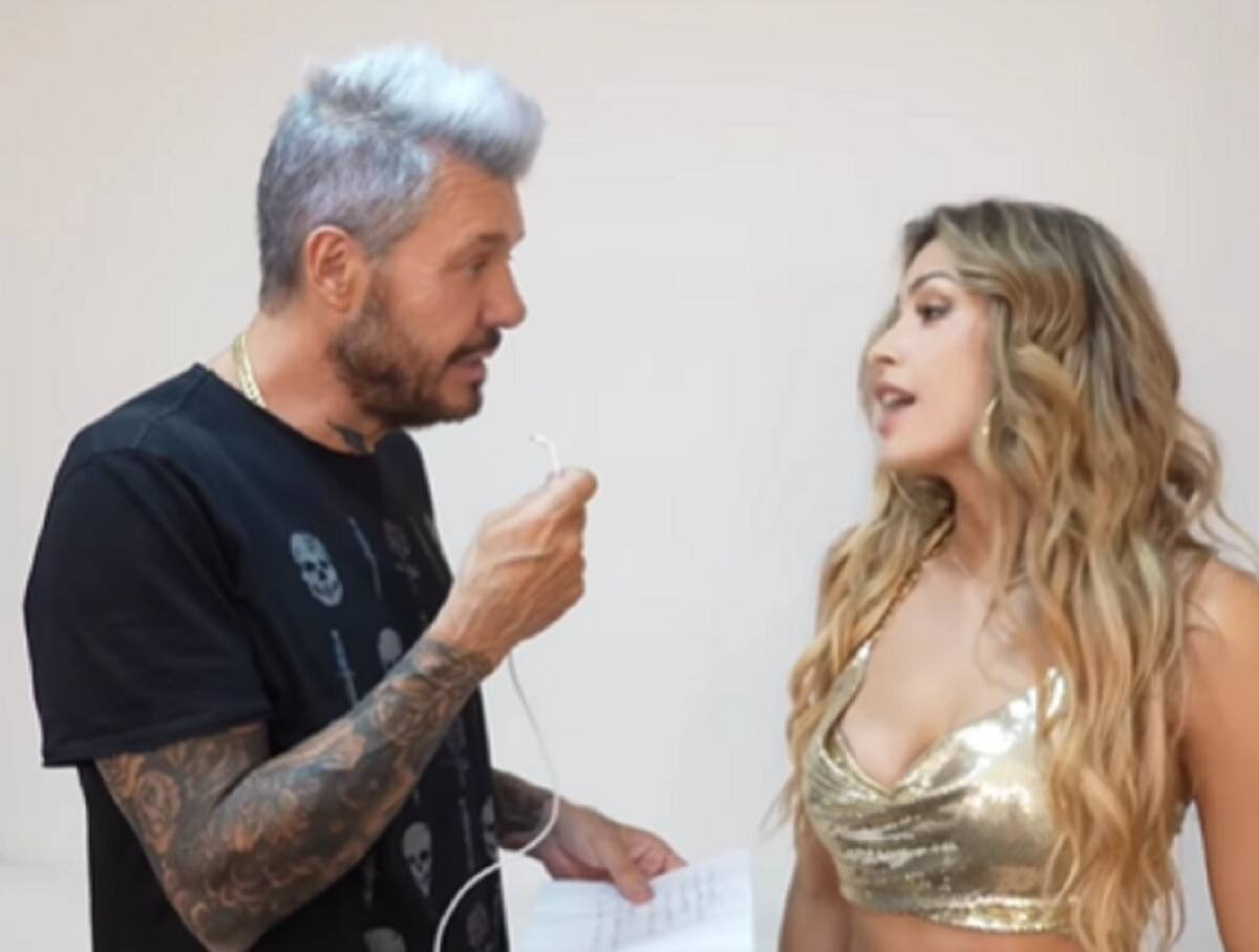 Marcelo Tinelli y Milett Figueroa. Foto: captura Instagram.