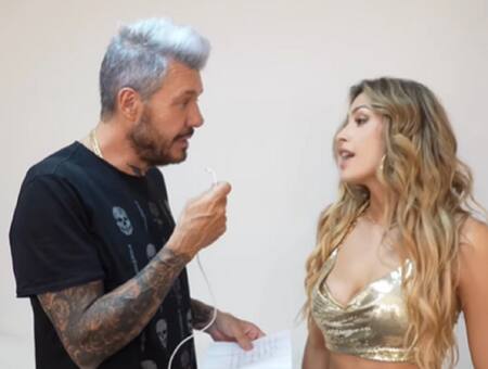 Marcelo Tinelli y Milett Figueroa. Foto: captura Instagram.