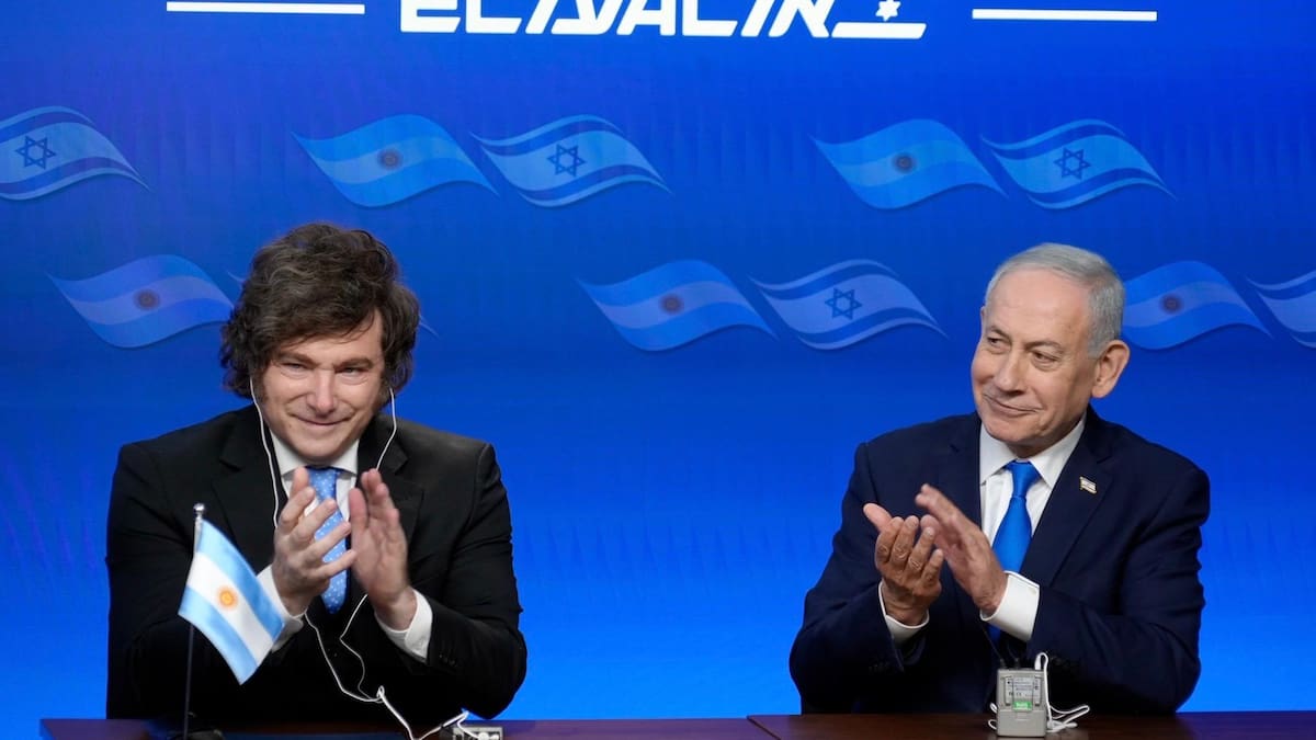 Javier Milei cantó “Libre” de Nino Bravo durante el ensayo por el Día de la Independencia de Israel