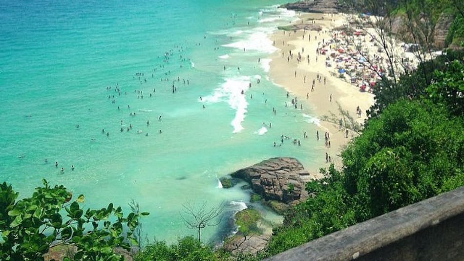 Playa de Joatinga, Rio de Janeiro. Foto Instagram @marysilvestreoficial