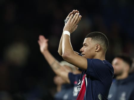 Kylian Mbappe en el PSG. Foto: REUTERS.