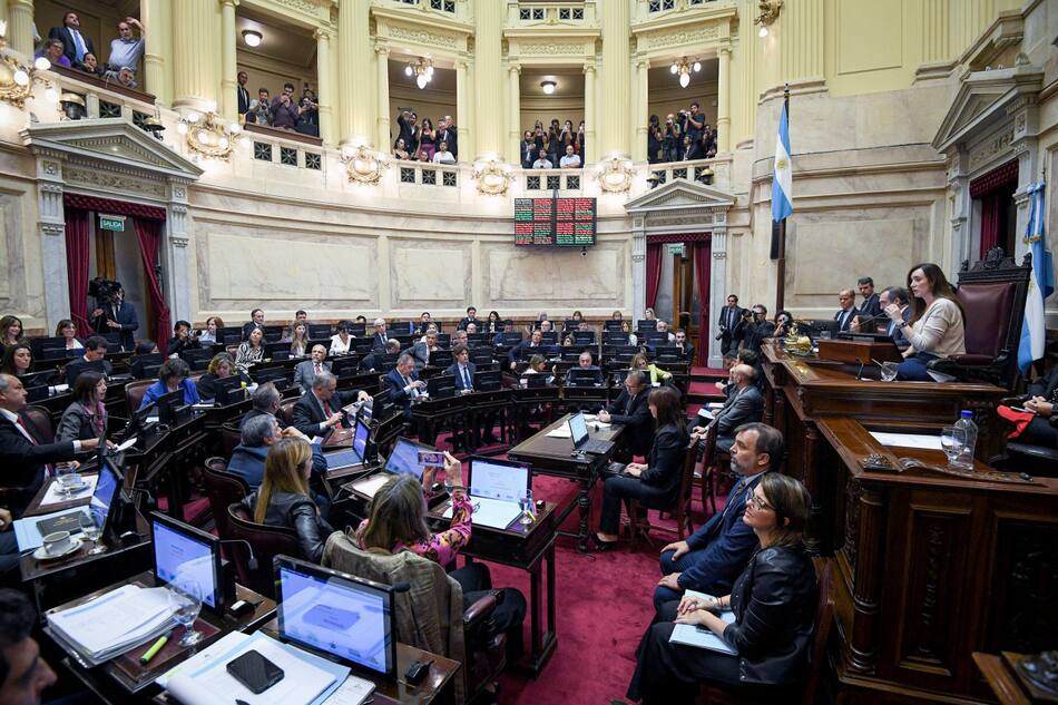 Senado, Congreso. Foto: NA