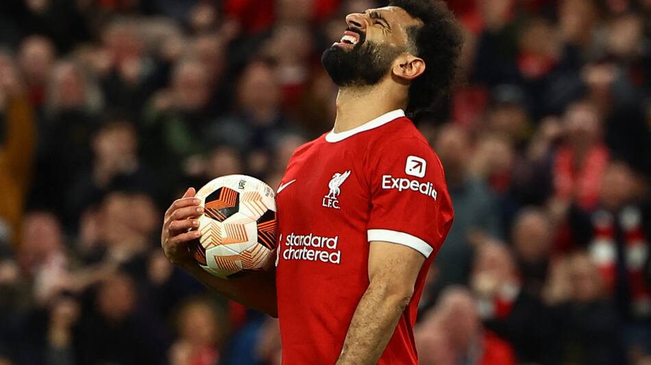 Mohamed Salah no pudo ayudar a su equipo a obtener un buen resultado. Foto: Reuters