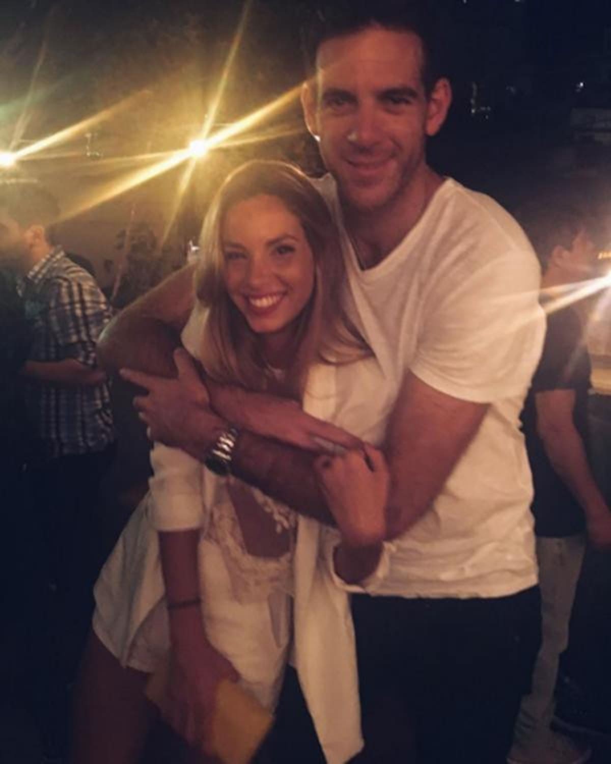 Victoria Malara y Juan Martín Del Potro