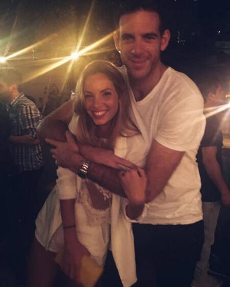 Victoria Malara y Juan Martín Del Potro