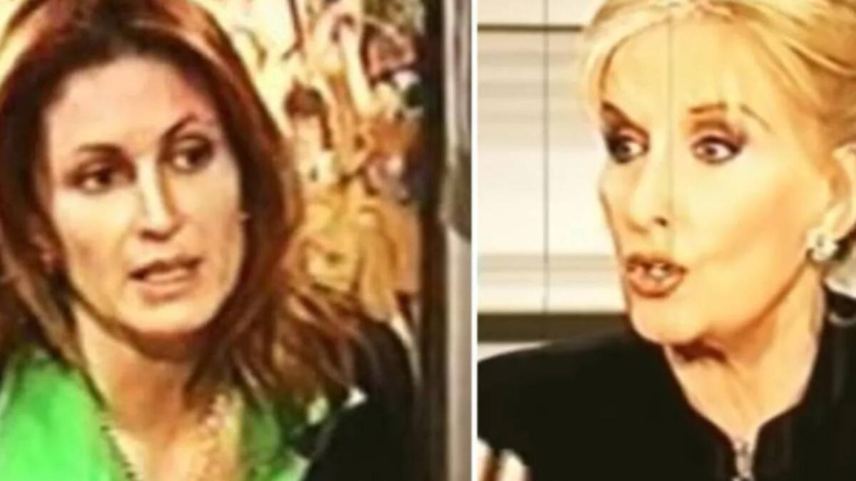 Silvana Suárez y Mirtha Legrand. Foto: captura de video.