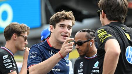 Franco Colapinto en su debut en Fórmula 1. Foto: EFE.