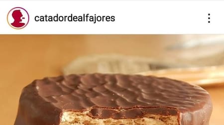 Alfajor La Olla de Cobre. Foto INSTAGRAM @laolladecobreoficial