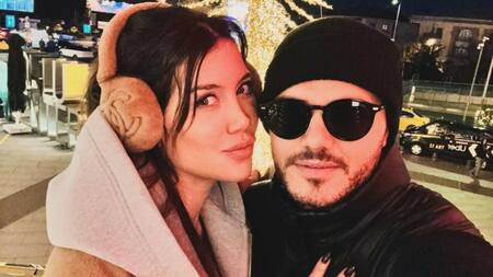 Wanda Nara y Mauro Icardi. Foto: Instagram.