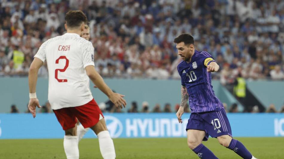 Argentina vs Polonia, Mundial Qatar 2022. Foto: EFE