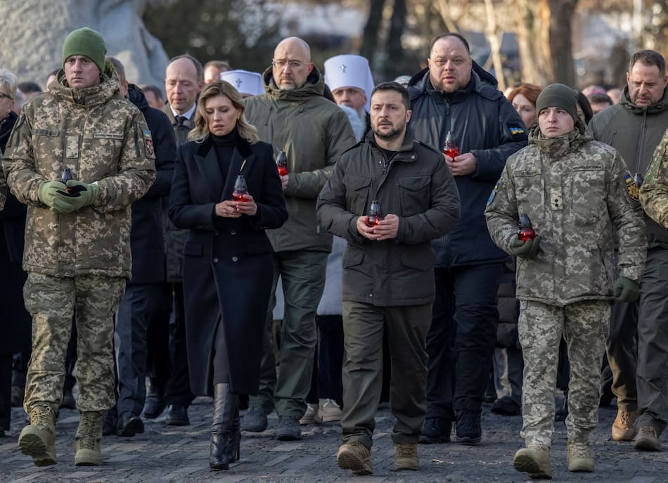 Conmemoración en Ucrania por los 90 años de Holodomor. Foto: REUTERS.
