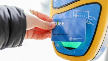 Tarjeta SUBE. Foto: NA